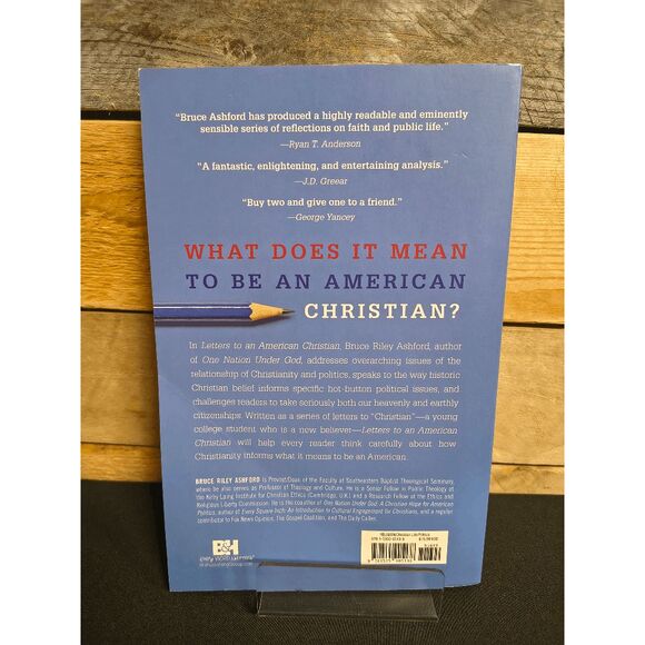 Letters to an American Christian by Bruce Riley Ashford Paperback 2018 - Picture 2 of 2